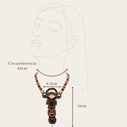 Collar soutache maxi Qordatta Africa