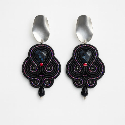 Pendientes Medianoche