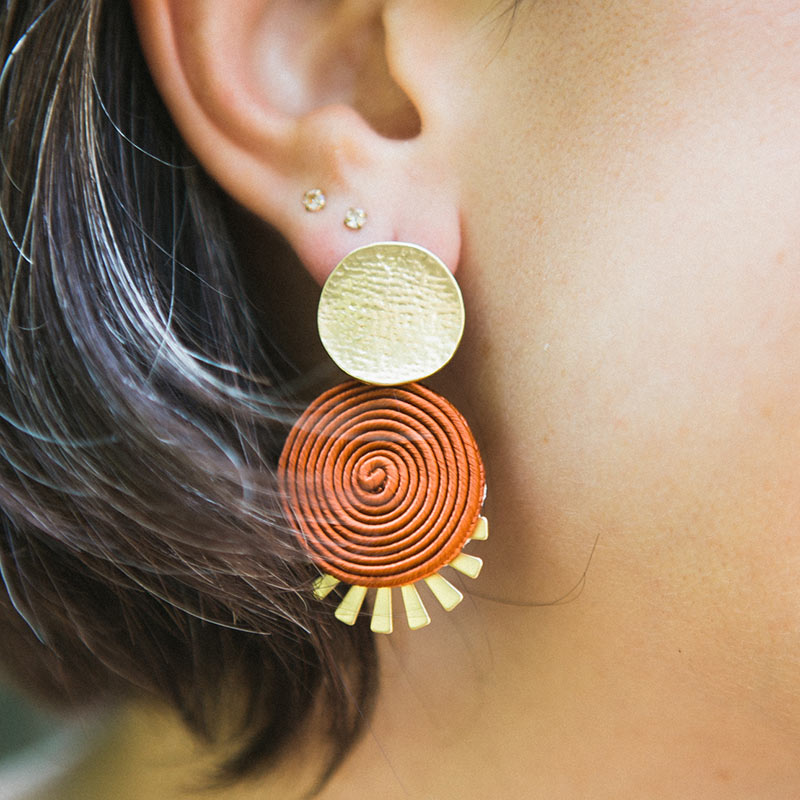 pendientes quito terracota qordatta
